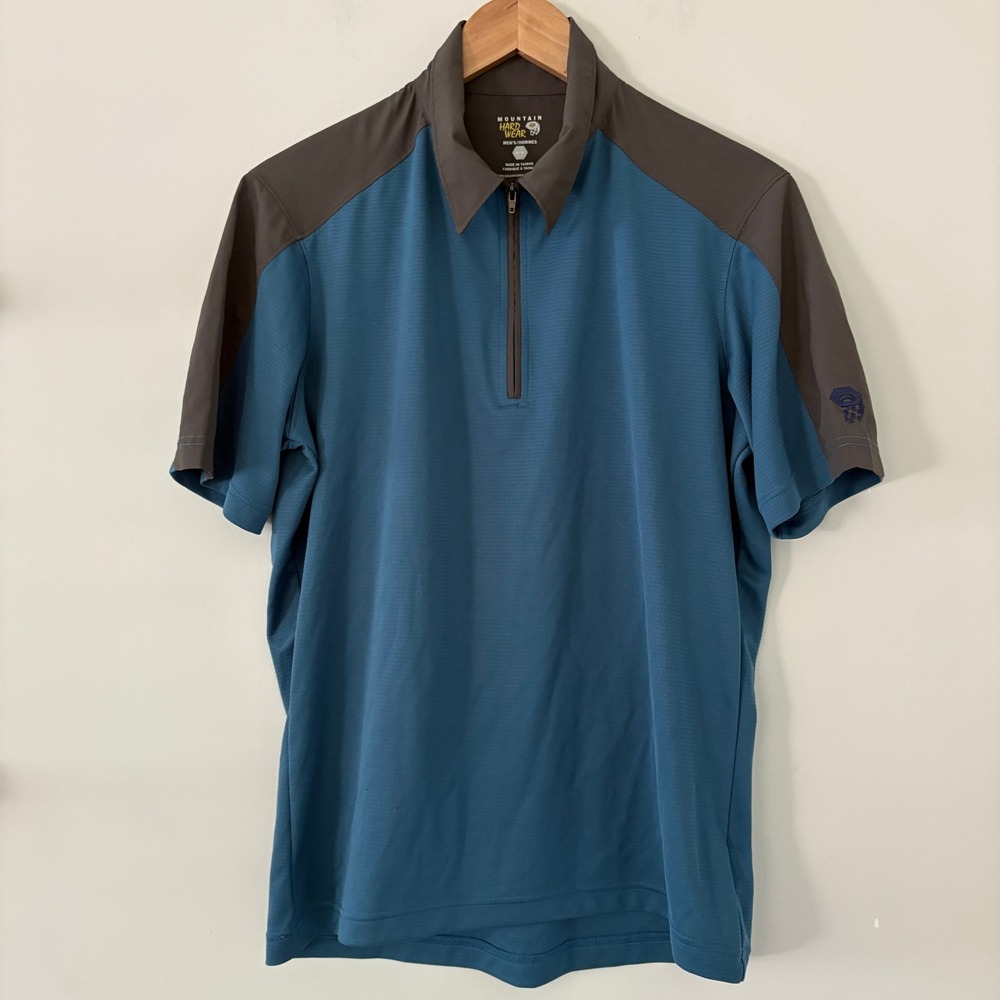Mountain Hardwear‎ Men's Medium Performance Polo – Moisture-Wicking Active Shirt
